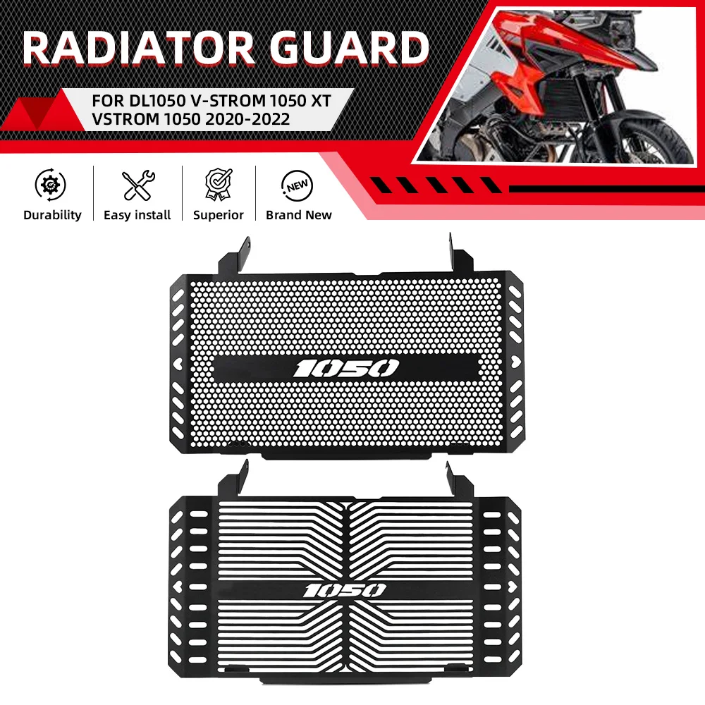 

For Suzuki V-STROM 1050 Radiator Guard DL 1050 VSTROM 1050 XT DL1050 2020 2021 2022 2023 Radiator Grille Guard Cover Protector