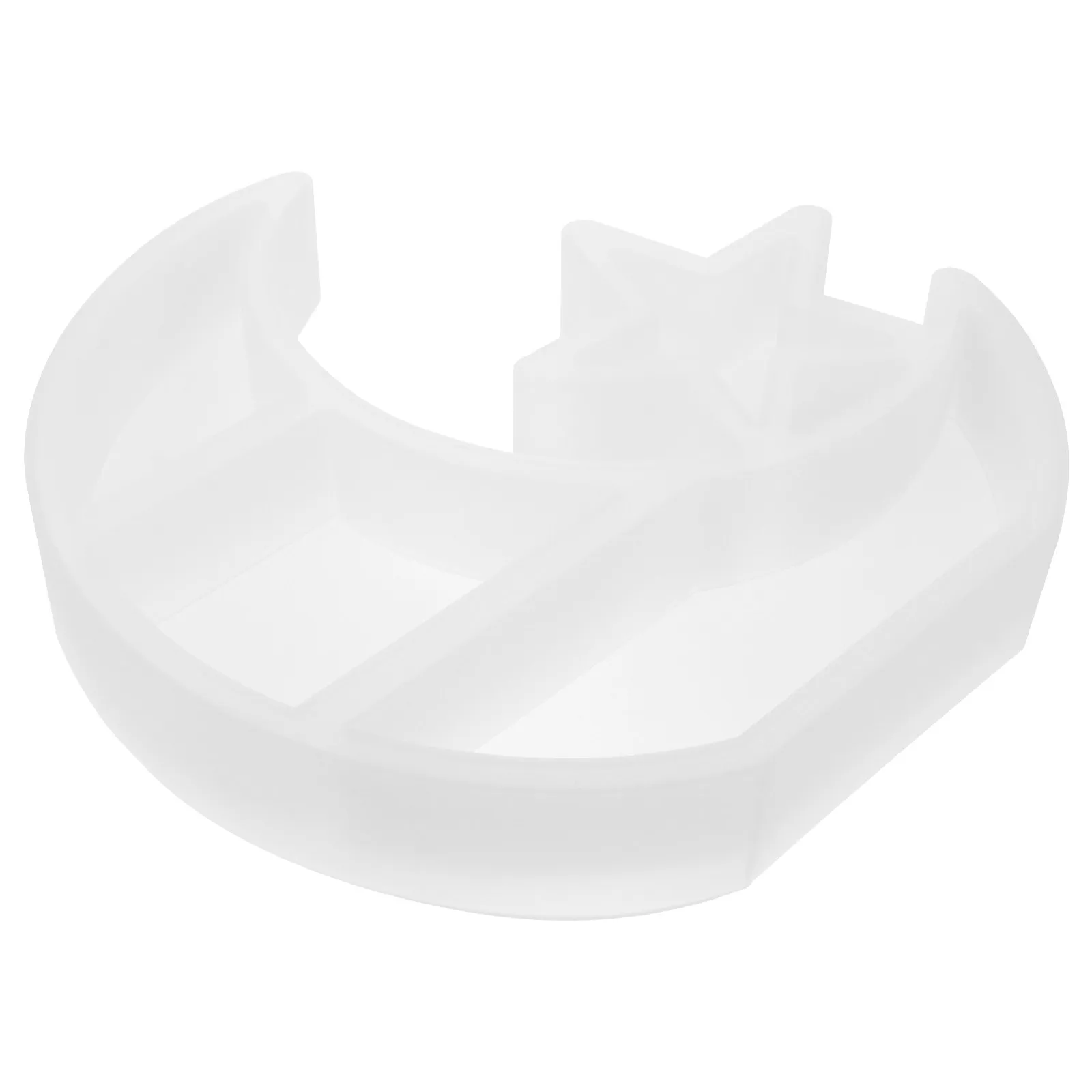 

Moon and Star Silicone DIY Mould Translucent Flexible Epoxy Resin Tray Craft Making Tool for Jewelry Storage Home Decoration Art