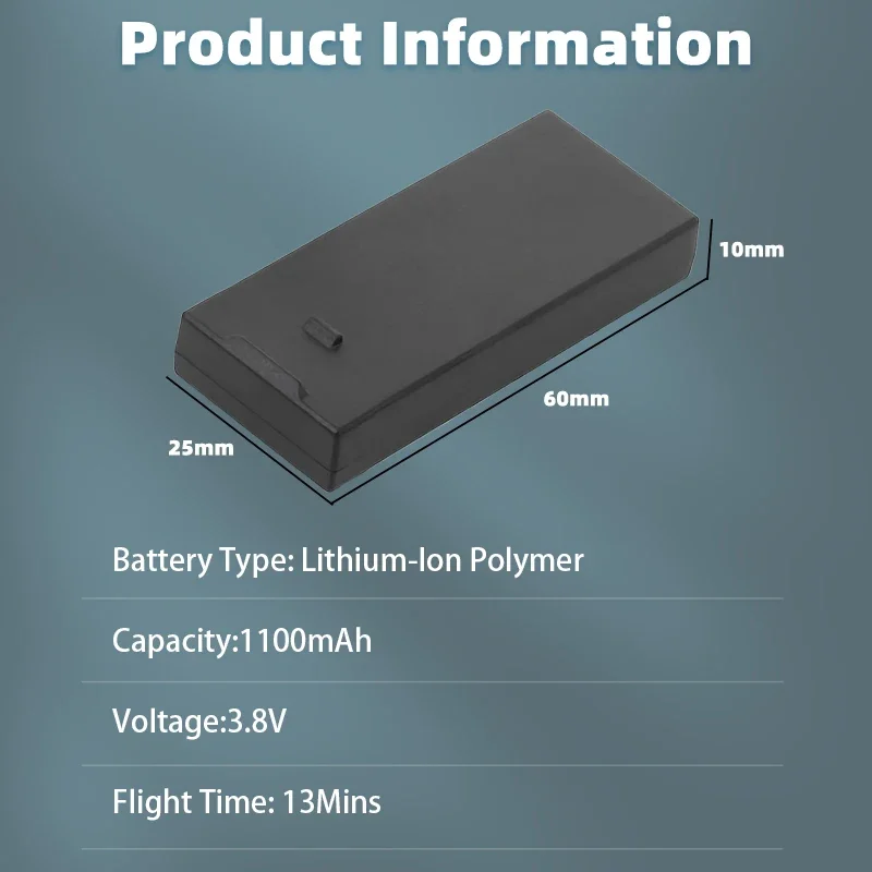 Для DJI Tello Battery Intelligent Flight Batteries Pack 3,8 В 1100 мАч литиевая батарея для TELLO Quadcopter запасные части RC Drone