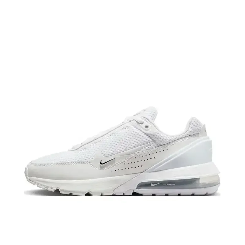 حذاء الجري Nike Air Max Pulse المريح والمريح منخفض الارتفاع للرجال والنساء باللون الأبيض والأسود