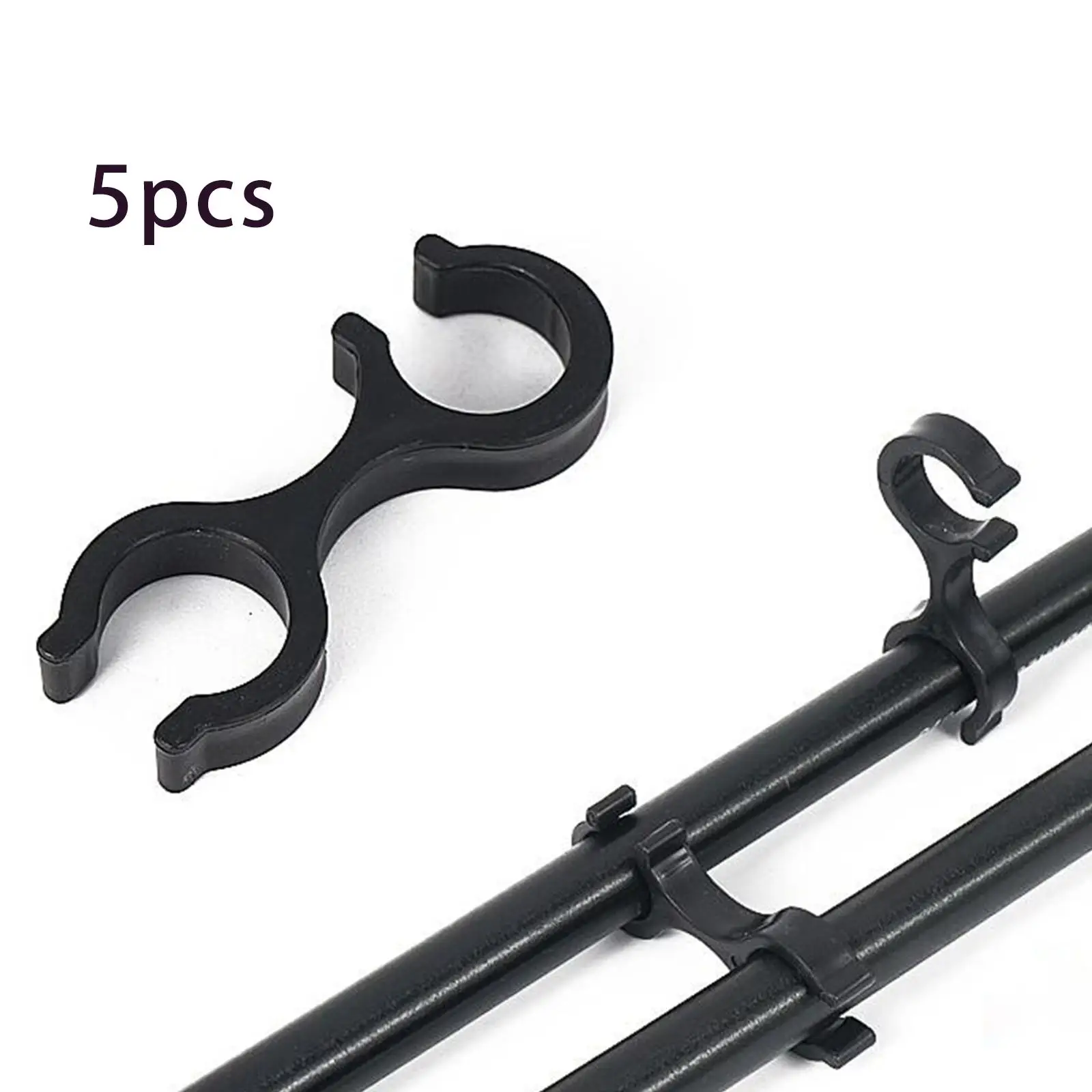 Trekking Pole Clips Antishock Attachment 5 Pieces Accs for Hiking Poles