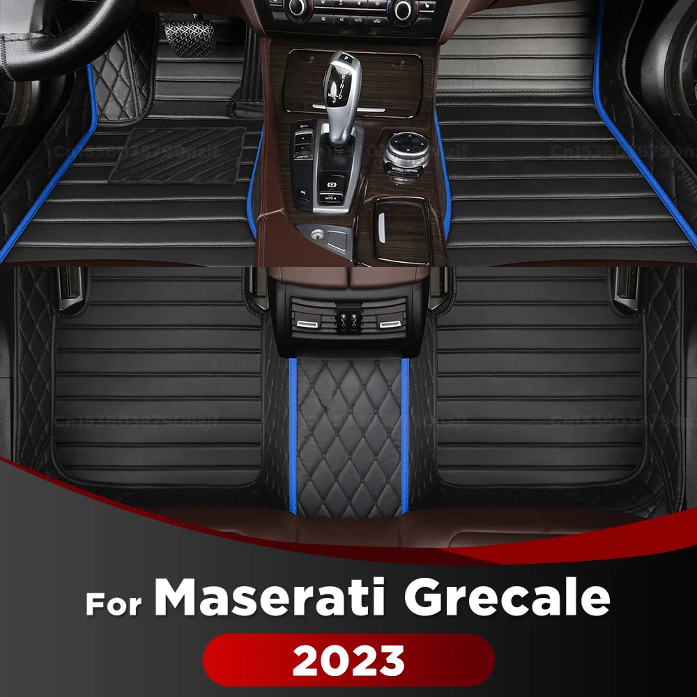 

For Maserati Grecale 2023 Car Floor Mats Custom Auto Foot Pads Automobile Carpet Cover Interior Accessories