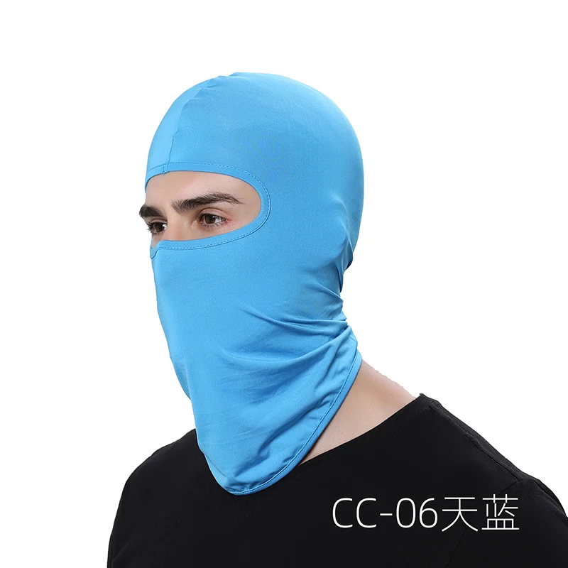 Winter Outdoor Windproof Hat Solid Color Ski Face Cover Mask Balaclava For Cycling Motorcycle