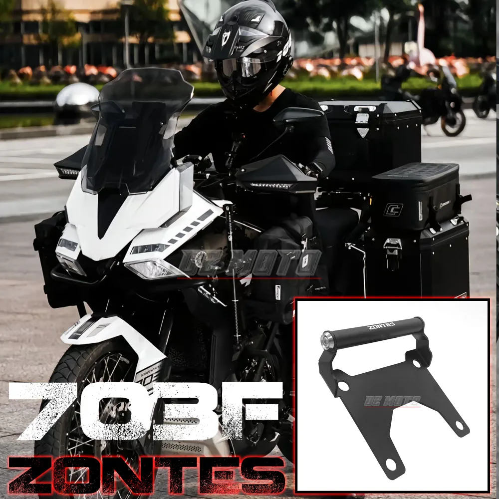 

Extension Bar Cellphone Support For ZONTES 703F 2024 22mm Motorcycle Accessories GPS Navigation Mobile Phone Holder Bracket