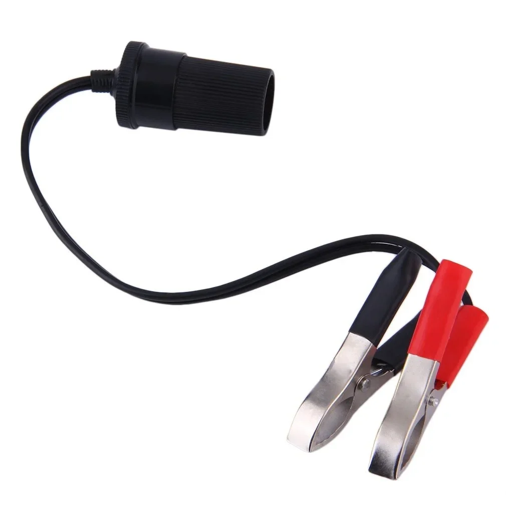 Brand New 12v Car Battery Terminal Clip-on Cigarette Lighter Power Socket Adaptor Clamp