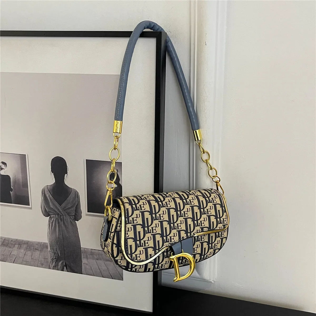 

Седельная сумка с вышивкой в стиле бохо 2025г | Трансформируемая сумка через плечо и плечо с нержавеющей способностью | Женский мини-кошелек из эко-холста