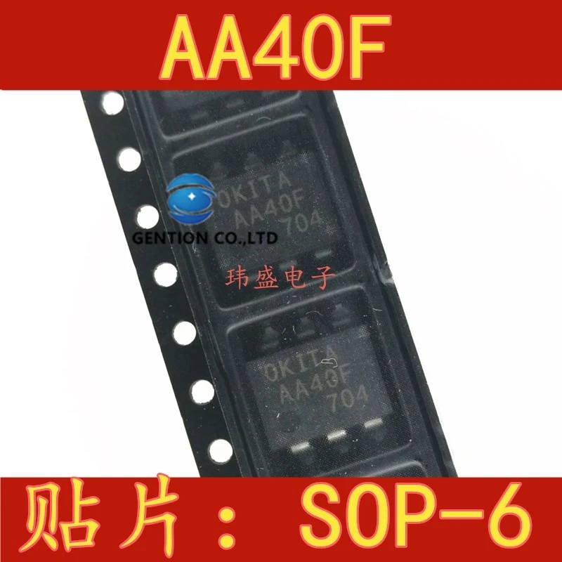 

10PCS Optical coupling AA40F AA40 OKITA TOWARD light coupling solid-state relay SOP in stock 100% new and original