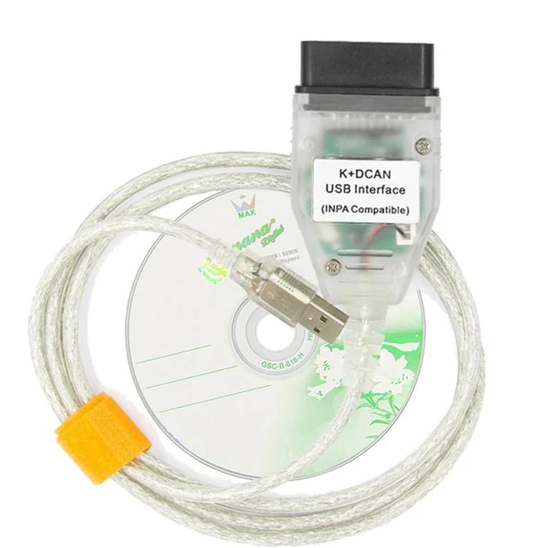 

Автомобильный кабель лучшего качества с CD-диагностическим сканером OBD2 K+CAN USB-диагностический кабель OBD2 FT232RL чип автоматический диагностический инструмент Obd2