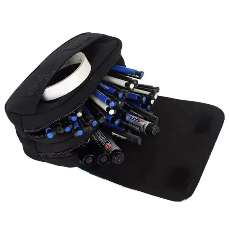 Kpop Demon Hunters Fully Printed Flap Pen Bag Stationery Box Pencil Case Primary and Secondary School Student School Bag Cartoon. กระเป๋า