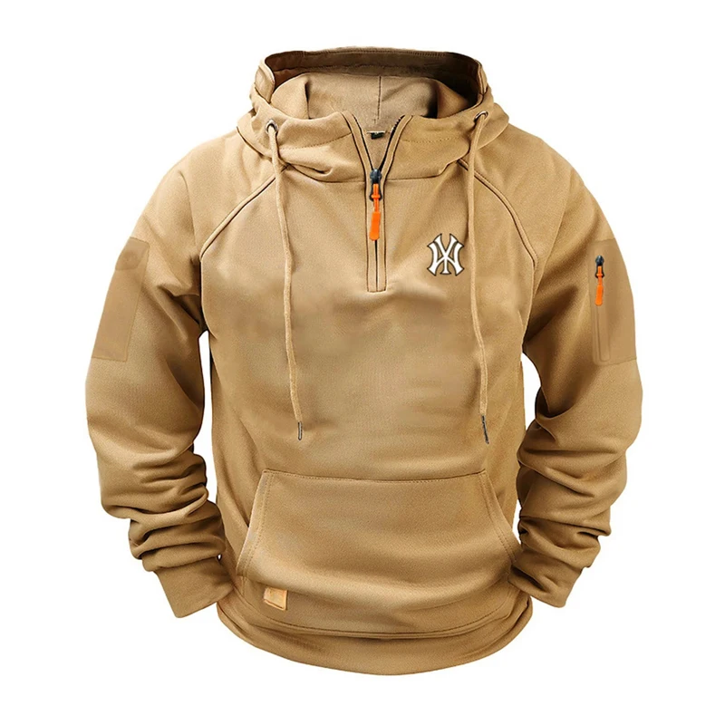 

Men's hoodie, sweatshirt, spring and autumn casual solid zipper hoodie, sportswear, long-sleeved hoodie, sweatshirt, hoodie