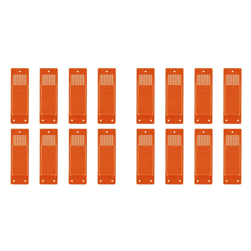 ABUL-16PCS Shipping Container Air Vent Kit Heavy Duty Shipping Container Accessories Flow Ventilation Kit Orange