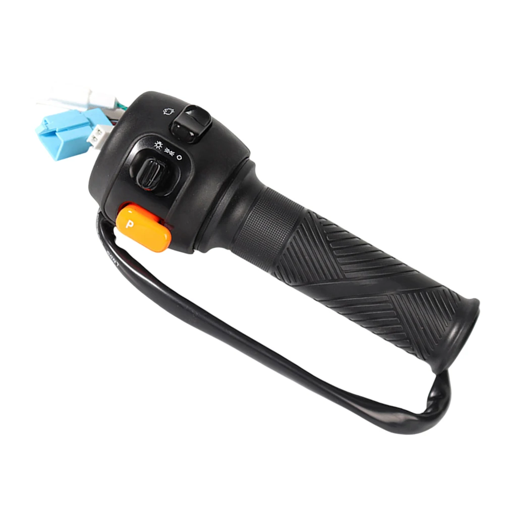 Compatible Electric Bike Throttle Electric Bicycle Accessory Disc Brake Throttle Approx 18CM Ebike Throttle Handle