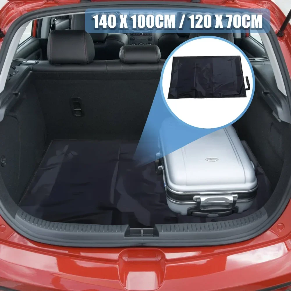 Waterproof Polyester Fiber Cargo Mat Universal Portable Dustproof Luggage Liner Pet Mat for Car SUV Trunk Protection