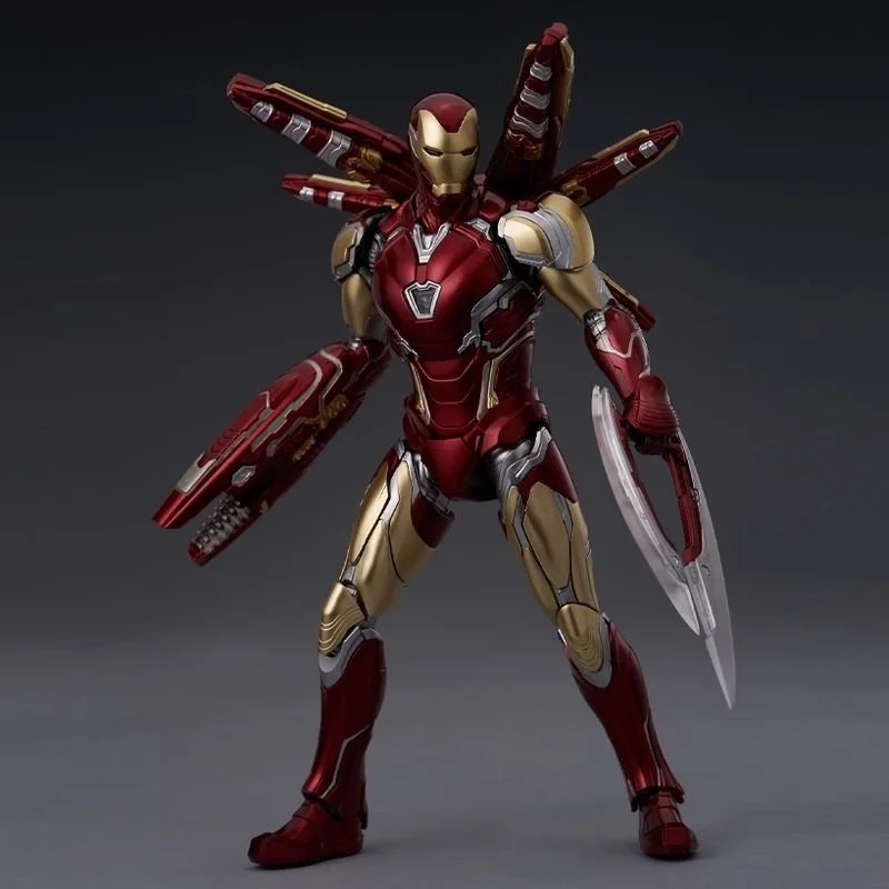 Figura de Anime Morstorm Marvel Lengend Ironman Mk85 Mk50 figura de acción Infinity Saga juguetes para niños 1/14 decoración regalos del Festival