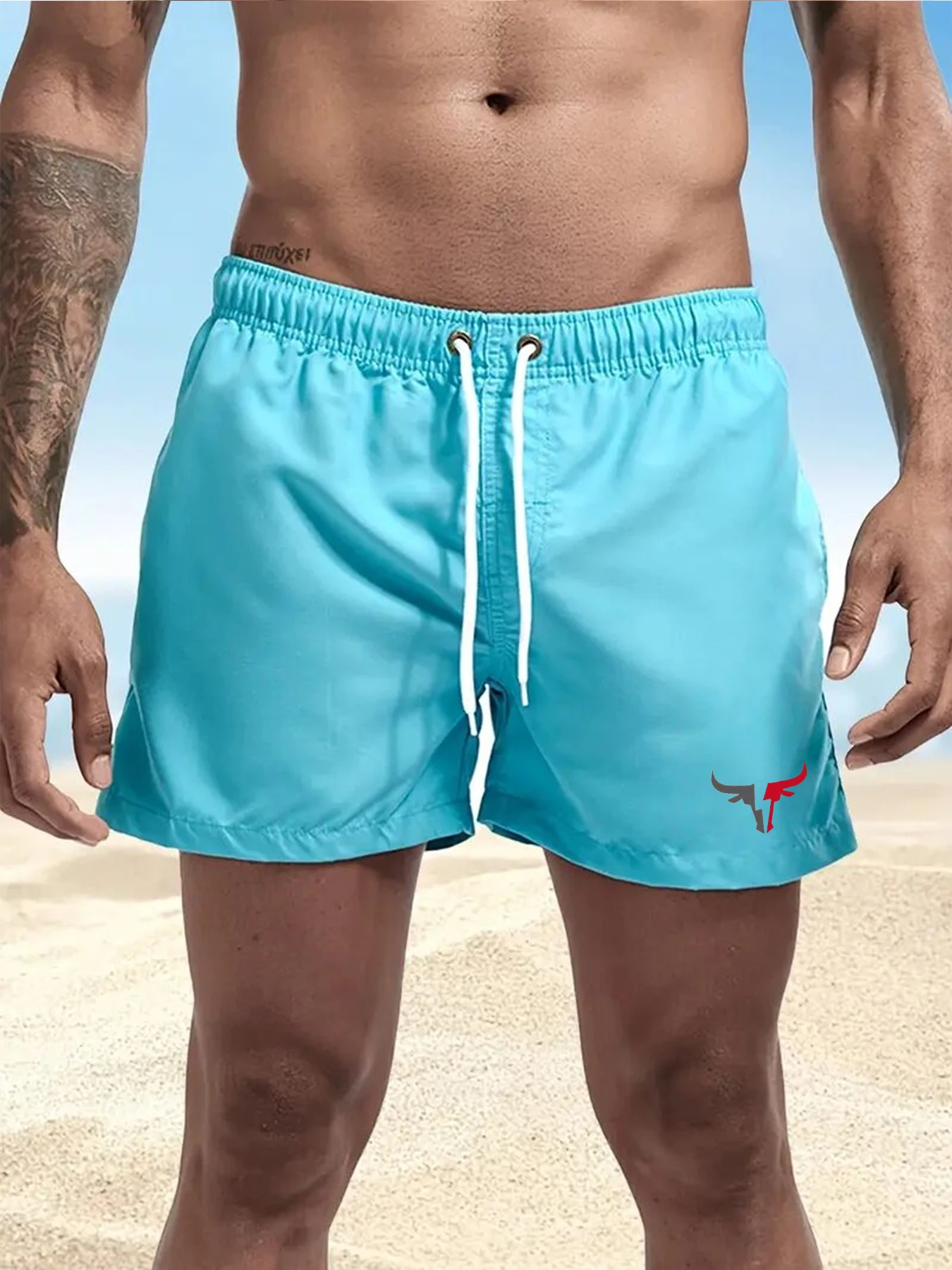 

2025 New Arrival Men's Board Shorts Male Summer Casual There is an inner liner Sports Sexy Beach Shorts Daily Gym
