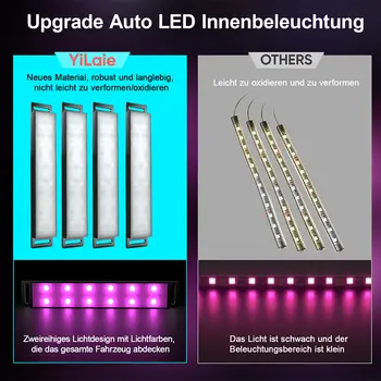 Pro BMW F30/F20/F21/F40/F36/F10/F18/F11/E36 dekorační lampa 64 barev RGB Symphony sada auto ambientní osvětlení interiéru LED pásek 10 nejlepší prodej Osvětlení interiéru BMW F40 - №4