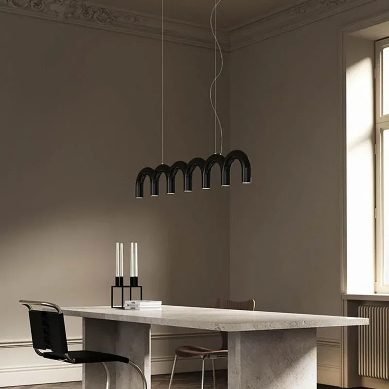 Nordic personality creative designer minimalist postmodern living room bedroom window decoration pendant light
