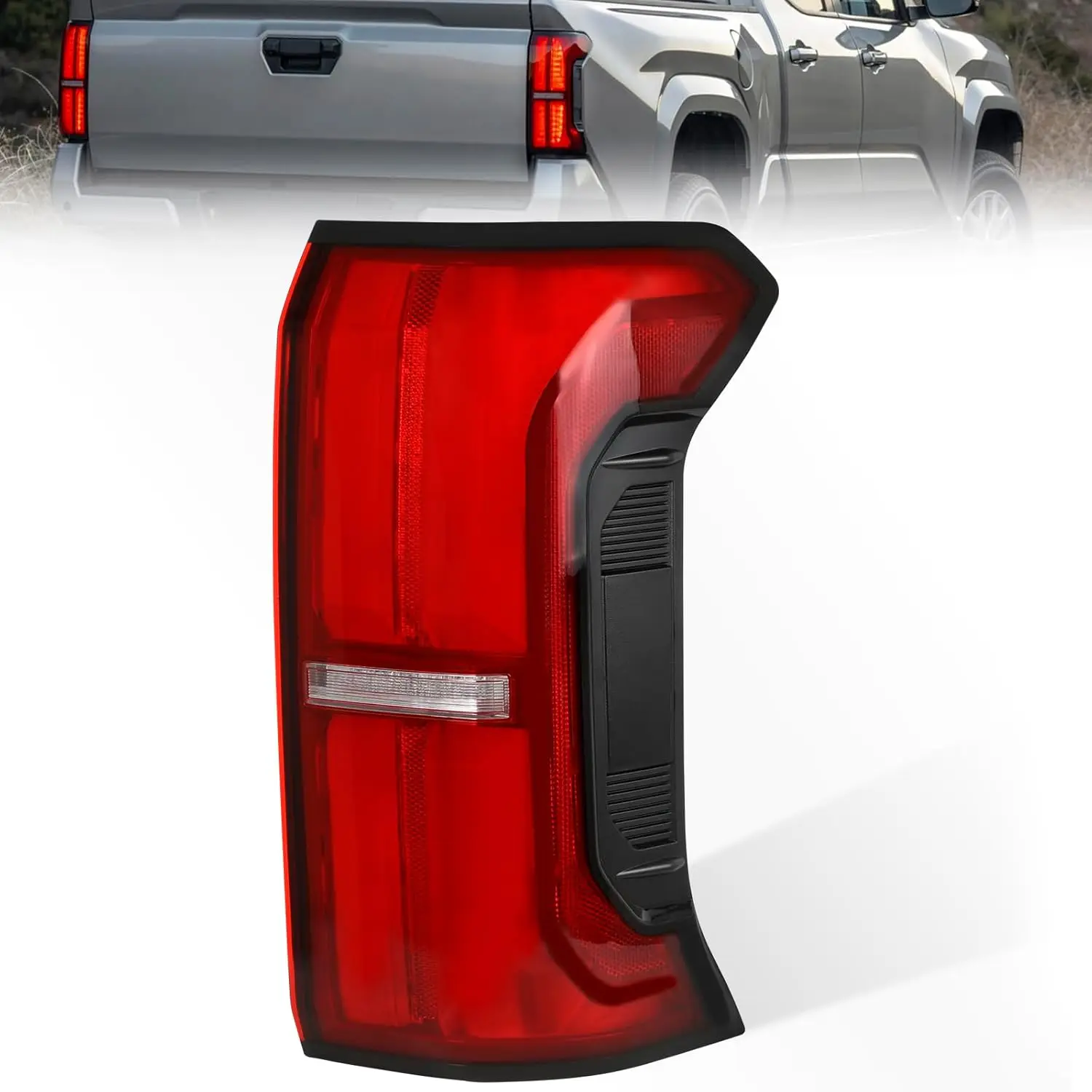 1PC Right LED Tail Light Assembly For 2024 2025 Toyota Tacoma Rear Lamp Brake Taillights (Without Tailgate Switch) 81550-AK050