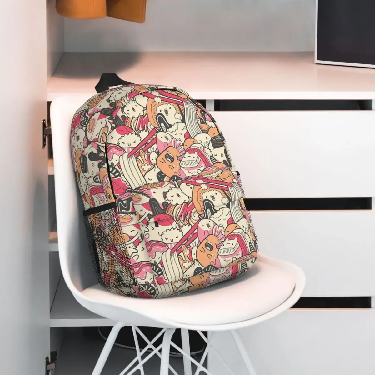 Mochilas de garabatos de estilo Kawaii para niños y niñas, mochilas escolares informales para estudiantes, mochila para portátil, bolsa de hombro