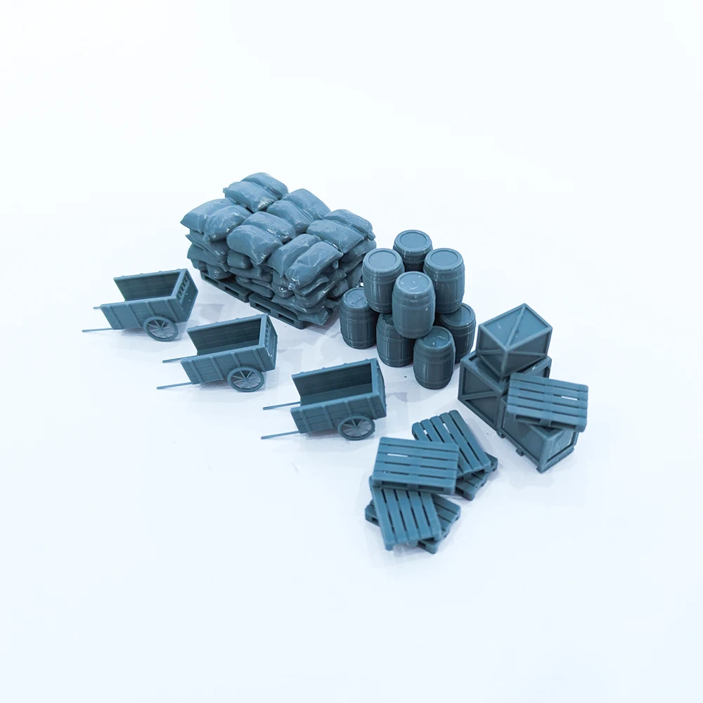 Warehouse Accessories Set  Yao's Studio LYTS015 1/120 1/160 1/220 1/87 TT Scale  Model Railway Scenery