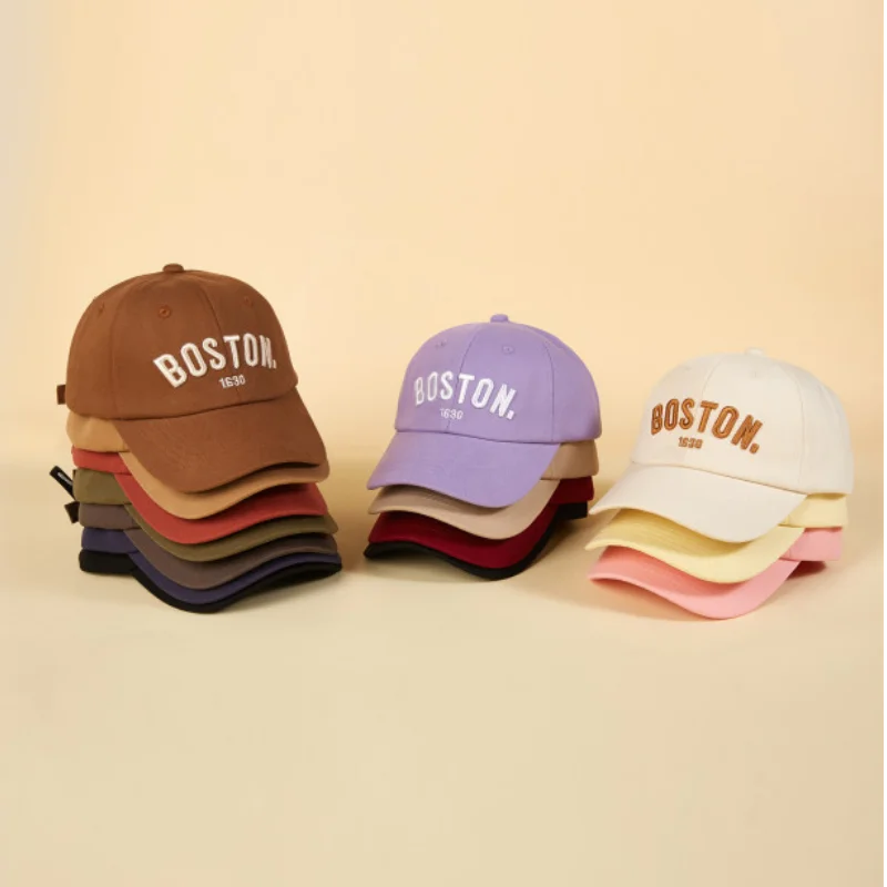 Baby Summer Hat Children Letter Baseball Caps Boys Girls Travel Visor Hat Kids Adjustable Unisex Hats Child Duckbill Cap