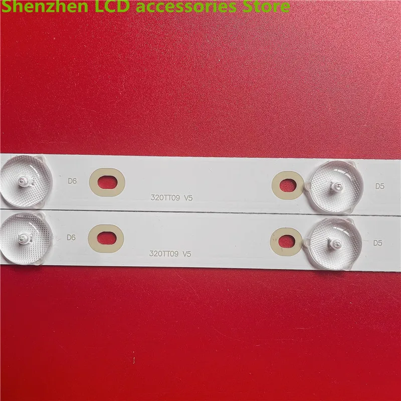 New FOR 32PFK410912 32PFL5708F7  320TT09 V6 V5 LED tube 57.5CM 6LED 100%NEW LED backlight strip