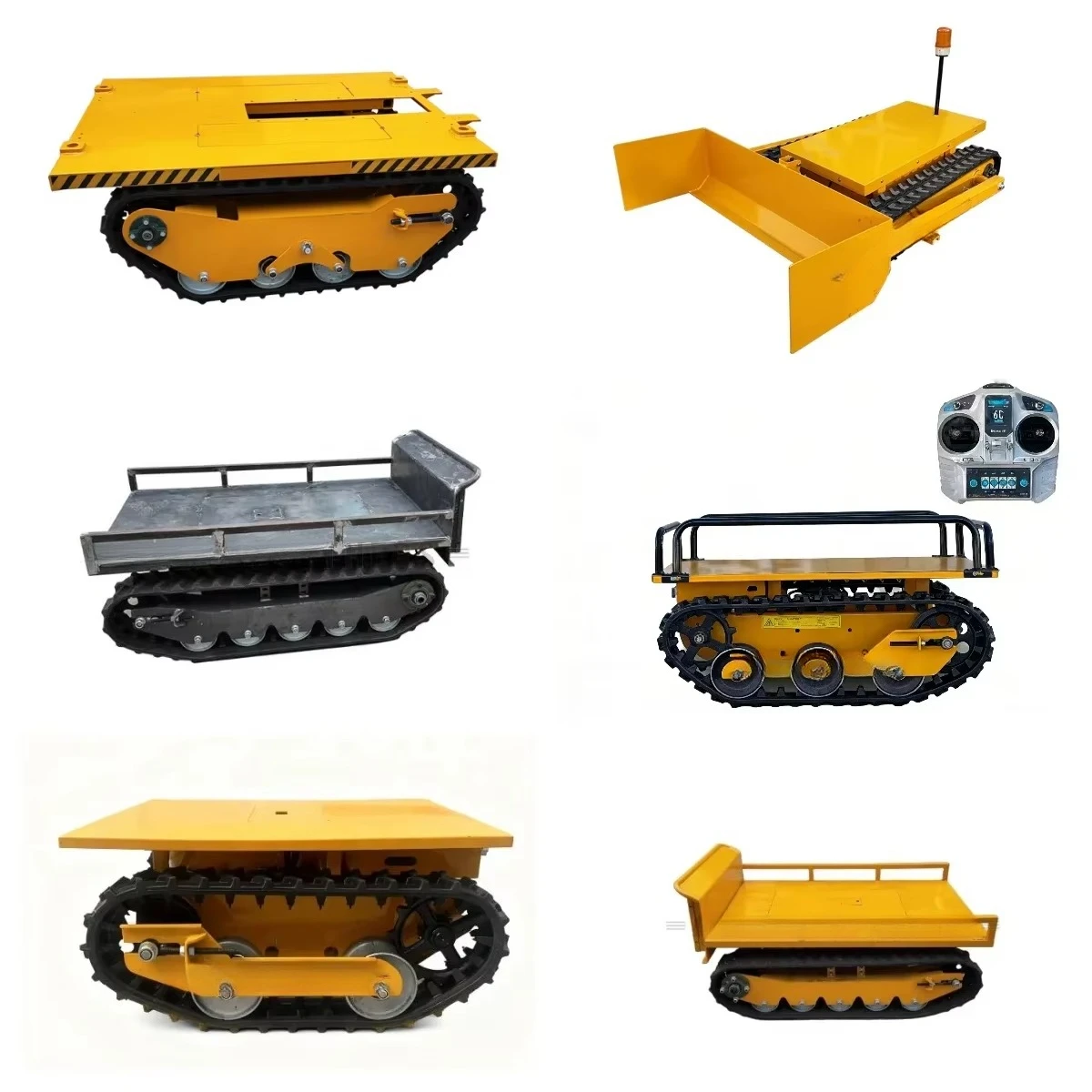 Remote Operated Crawler Carrier 2T 5T 10T Capacity All Terrain Transport Vehicle for Industrial Engineering