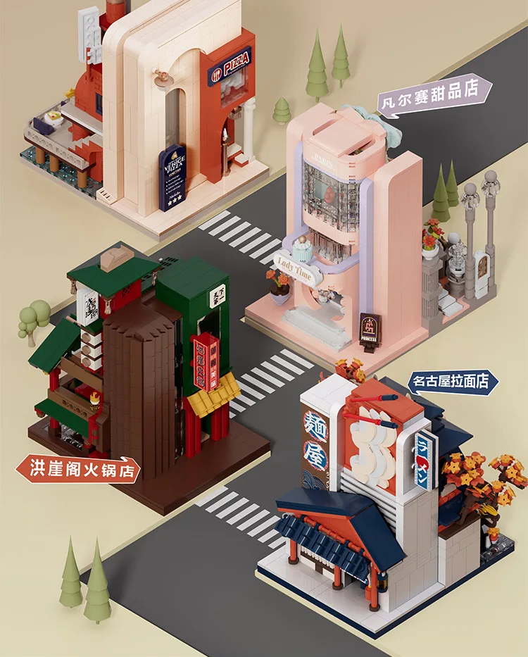 Blocos de construção de partículas pequenas para crianças, enfeites, cultivam a capacidade cerebral prática das crianças