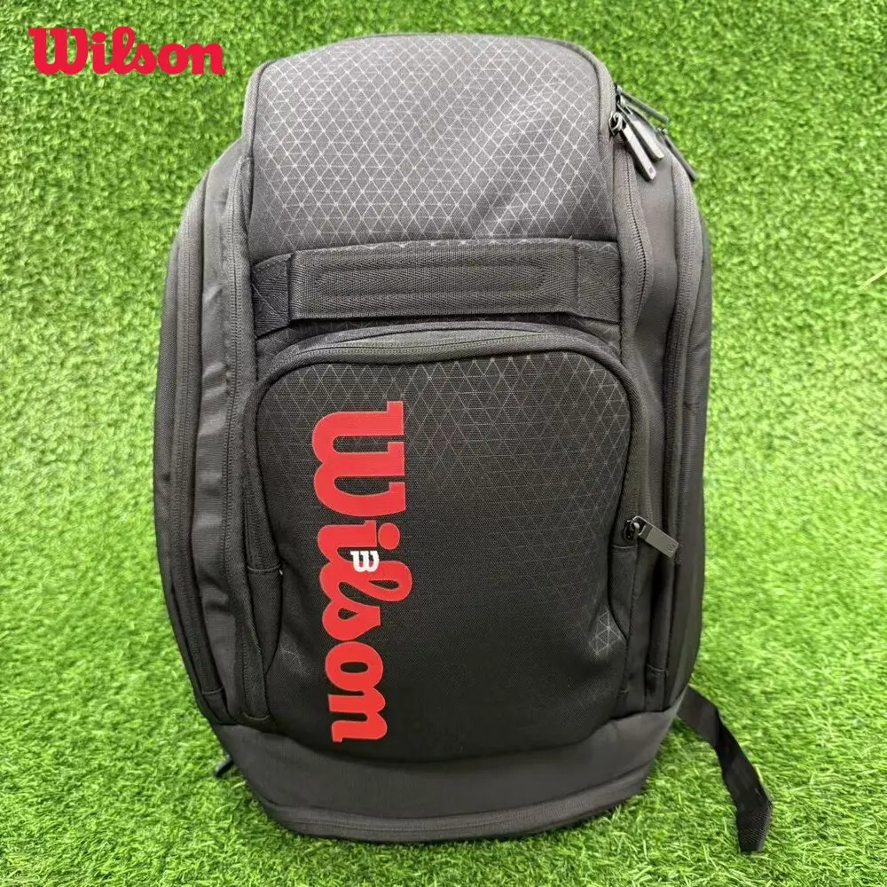 Wilson CLASH V3 Series Tennis Bag Multifunctional Racket Bag Shoulder Large Capacity Storage Bag with Shoe Compartment