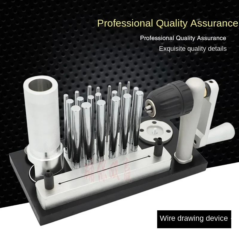 Winder, hand cranked wire drawing tool, manual stainless steel wire drawing machine, desktop industrial wire coiler