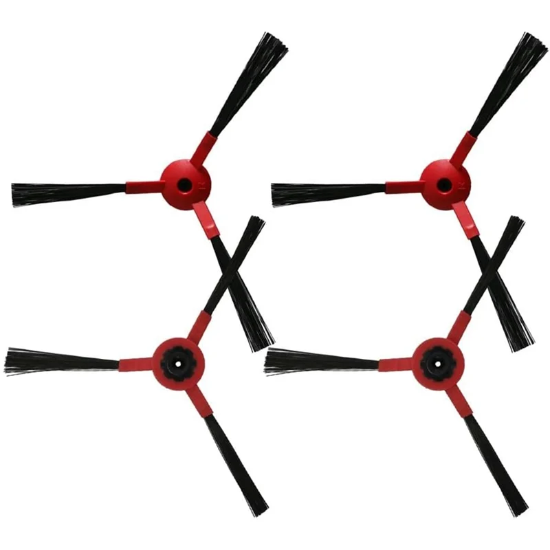 الترويج! 4 قطعة قطع غيار فرشاة جانبية لـ JIAWEISHI D520/360 C50/Airrobo P10/ Haier HSR ملحقات المكنسة الكهربائية