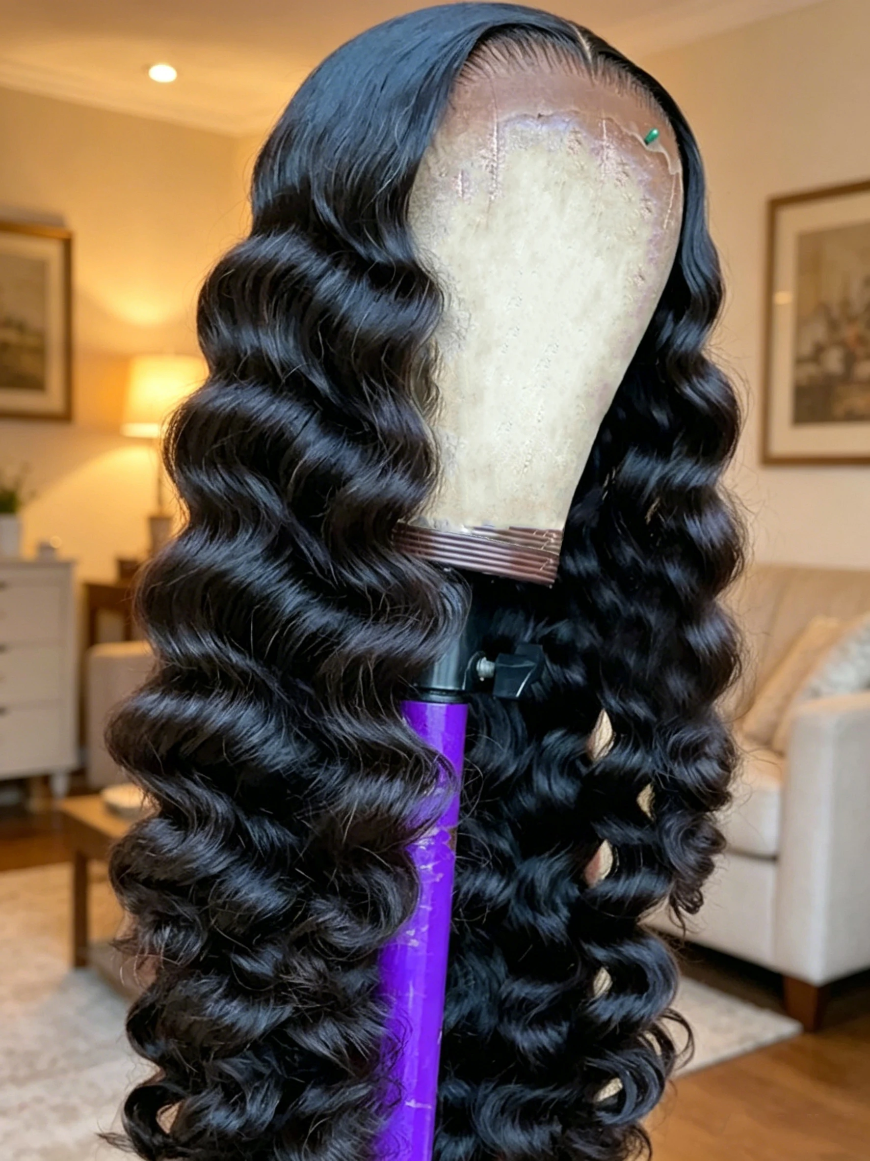 

220 Density Loose Deep Wave 13x6 Lace Front Human Hair Wigs 30 40 Inch Brazilian Curly Water Wave HD Lace Frontal Wig For Women