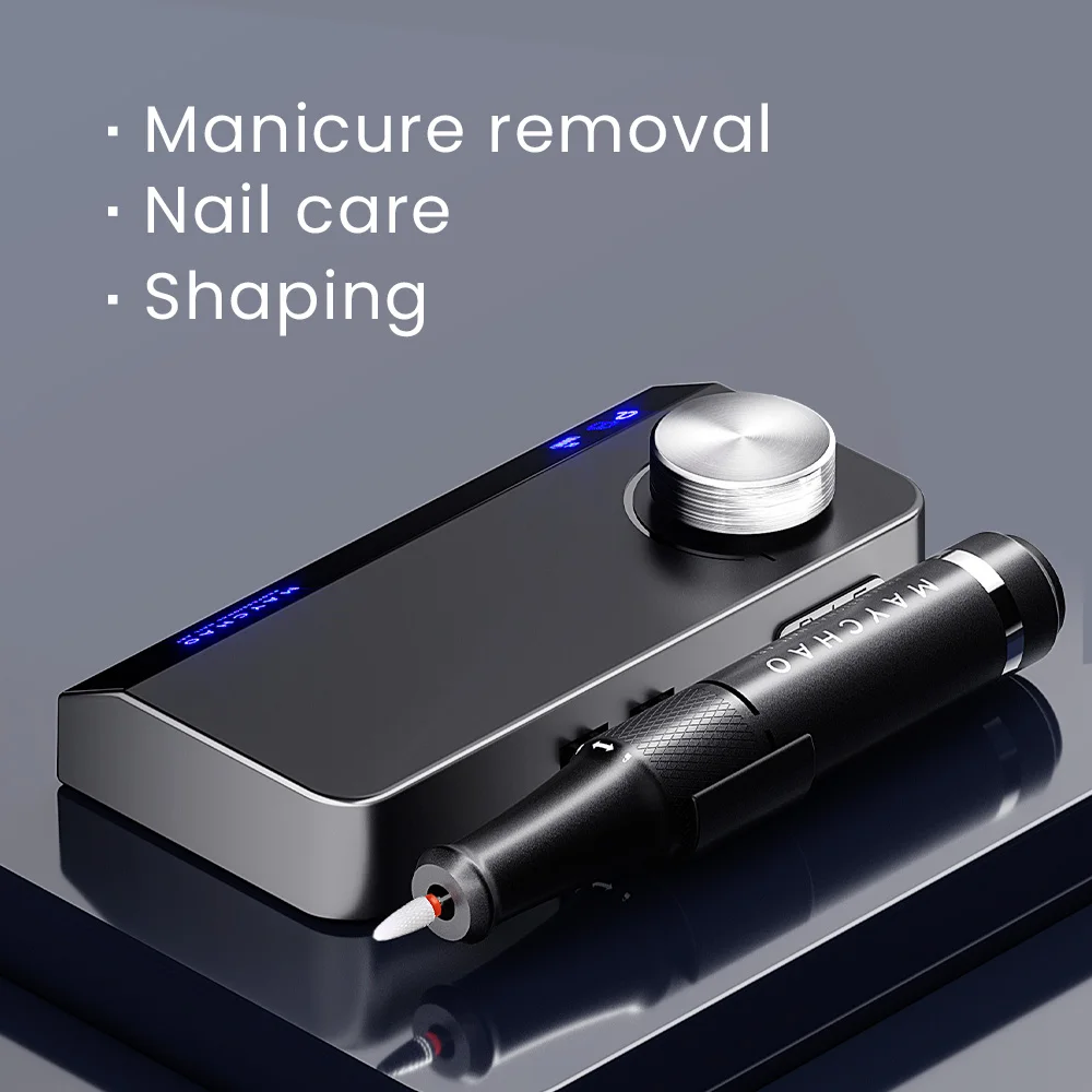 35000RPM Professional Electric Nail Drill Machine Rechargeable Nail File Nails Accessories Gel Nail Polish Sander Low Noise