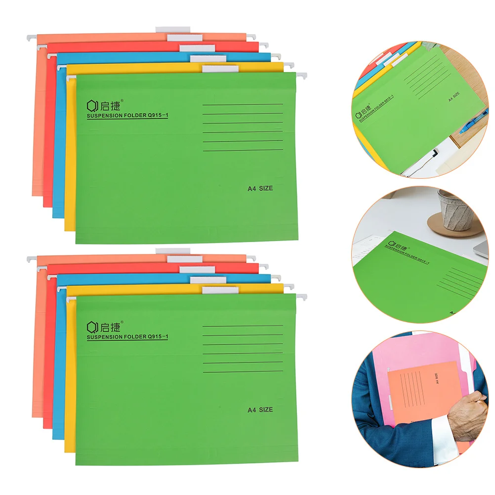 Office Supplies Folder Hanging File Folders Proper Size Receipt Bills Holder Expanding