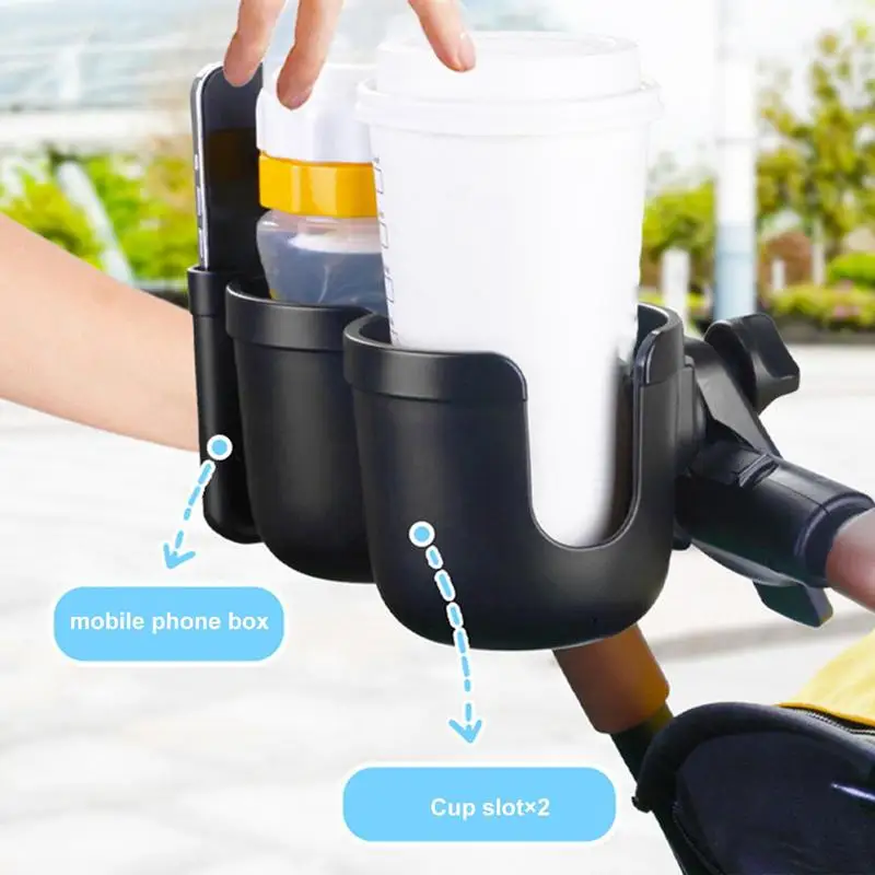 Cup Holder For Stroller Water Cup Holder Universal Size Stroller Water Cup Holder 360 Rotation Stroller Cup Holder Secure And