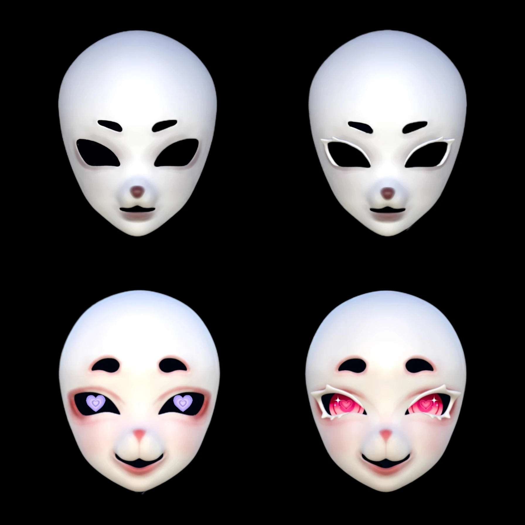 

Kigurumi Base Mask Headbase Furry Cosplay Costume Accessories Cosplay Ghost Spider Mask 3D Printing