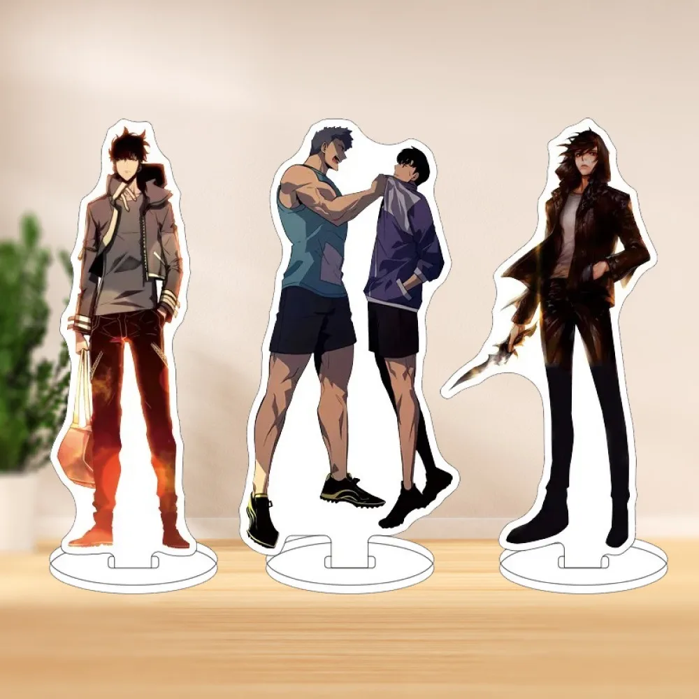 

Diy Solo Leveling Sung Jin-woo Jin-ah Anime Figure Custom Acrylic Stand Model Creative Cartoon Cute Desk Decor Birthday Gifts