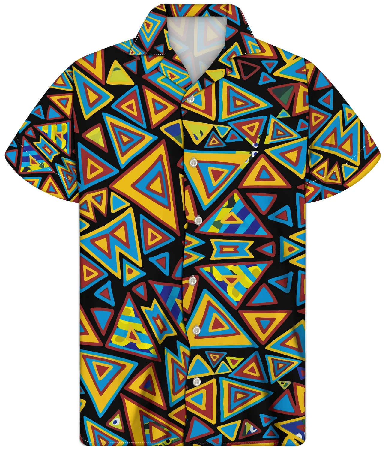 

NOISYDESIGNS 2022 Men's Shirt 5xl Summer Casual Fashion Vintage Ethnic Print Shirt Loose Beach Tops African Pattern Shirt Men