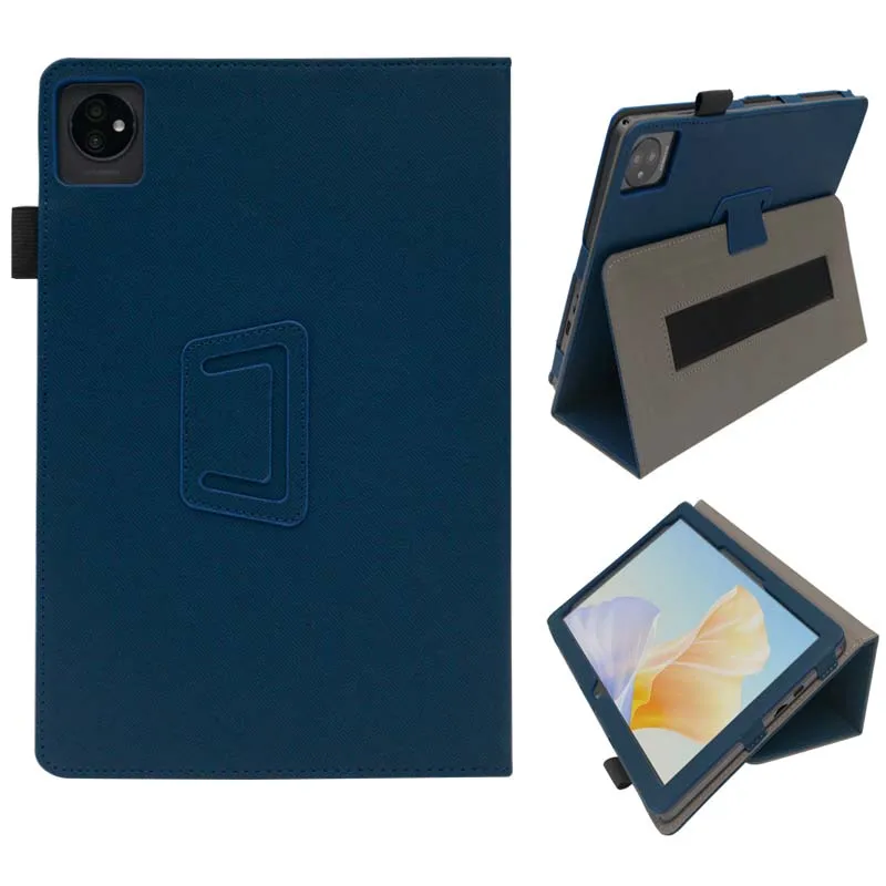 

for Teclast M50 Pro T60 Case Foldable Stand Magnetive Flip Sleeve PU Leather Shockproof Hard Pouch with Pen Belt Wristband