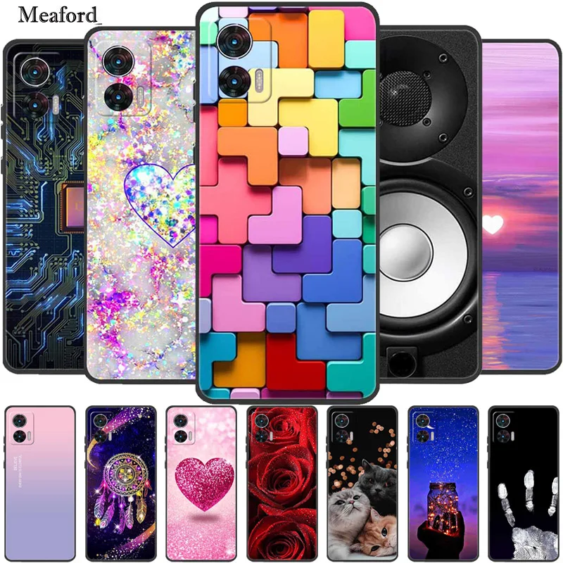 Funda de silicona suave con dibujos animados para Moto Edge 30 Neo, Protector de teléfono TPU para Motorola Moto Edge 30 Lite Coque Edge30 Neo
