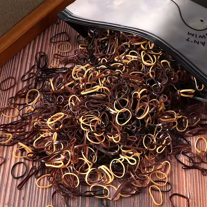 1000/2000pcs Girls Colorful Disposable Rubber Elastic Hair Band Ties Children Ponytail Holder Bands Kid Hair Accessories Leagues - Image 24