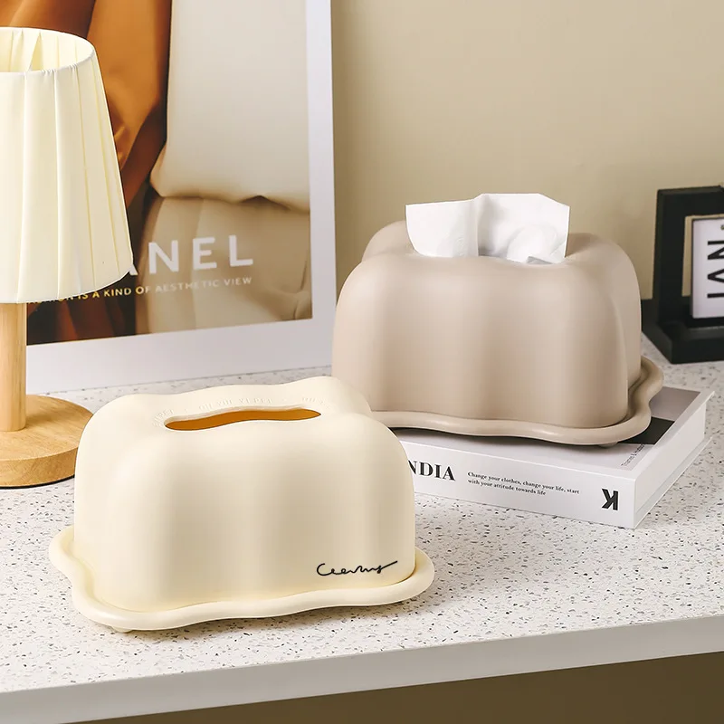 French Style Cloud Paper Towel Dispenser Tissue Holder Storage Boxes  cloud shape Paper box living room desktop decoration