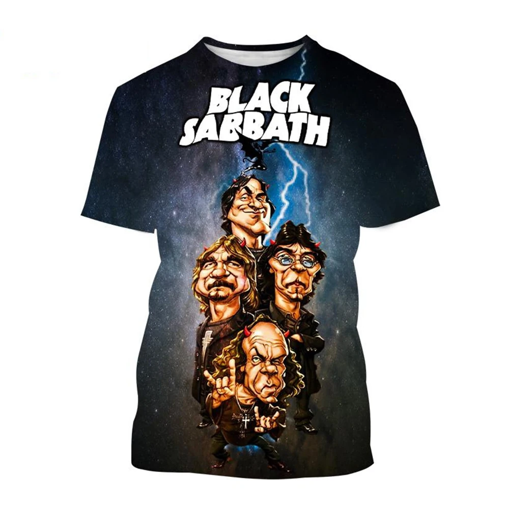 Summer fashion trend cool 3D printed printed T-shirt round neck short sleeved neutral casual comfortable top image 4