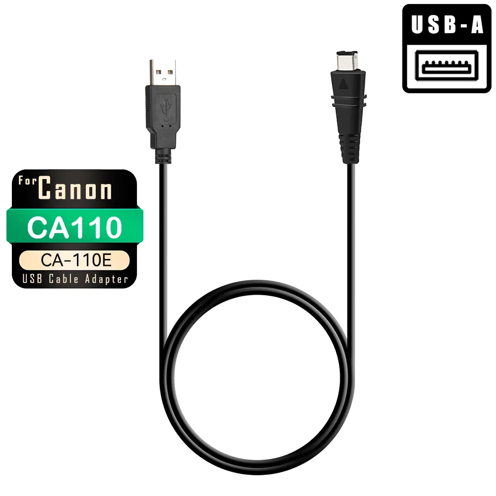 

CA-110 CA-110E CA110 AC Power Adapter USB Power Cable For Canon Camera VIXIA HF M50 M500 M52 R60 R62 R600 R50 R52 R500 R606 R42