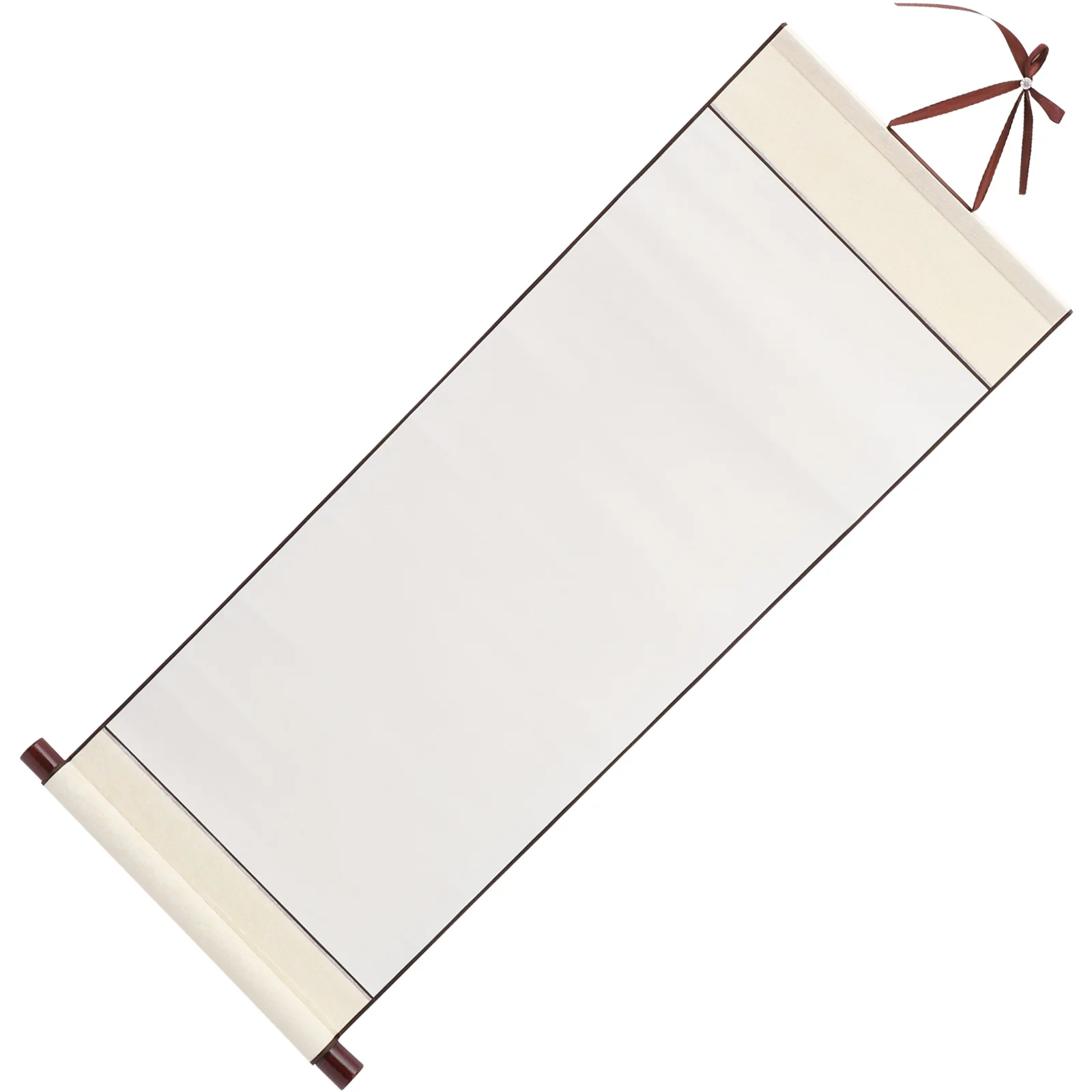 

Chinese Calligraphy Xuan Paper Blank Hanging Scroll 30x67cm Red Suitable for Writing Drawing Wall Painting Supply