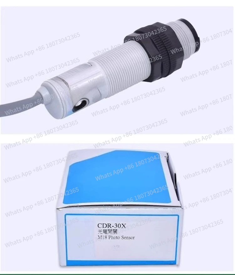 

Оригинальный фотоэлектрический датчик диффузного отражения M18 CDR-30X или CDR-10X, новый