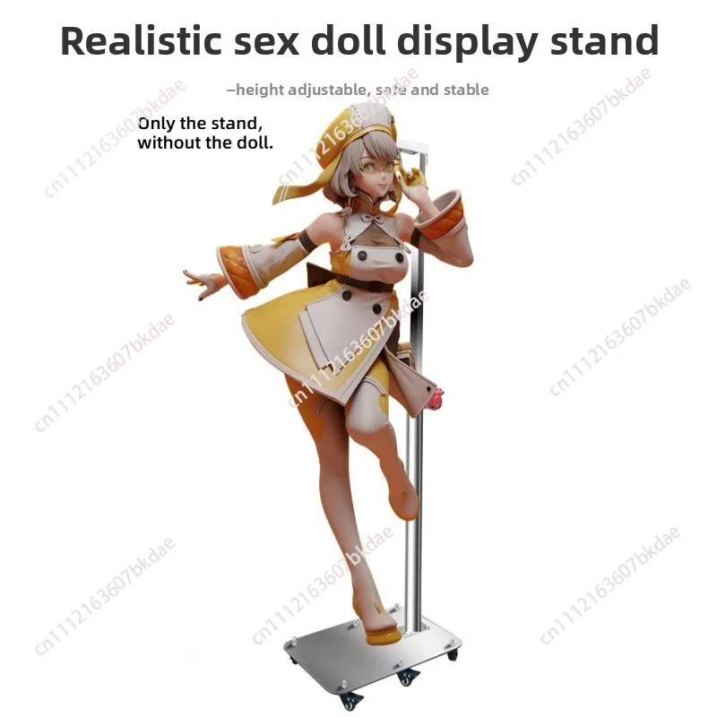 Doll Figure Display Bracket, Suspended Lifting Stand With Neck Connector For Hanging Action Figure Display Card