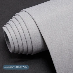 Self-Adhesive Linen Wall Cloth Soft Package Thickened Wallpaper Bedroom Hotel Renovation Home Decoration 3D Wall Stickers