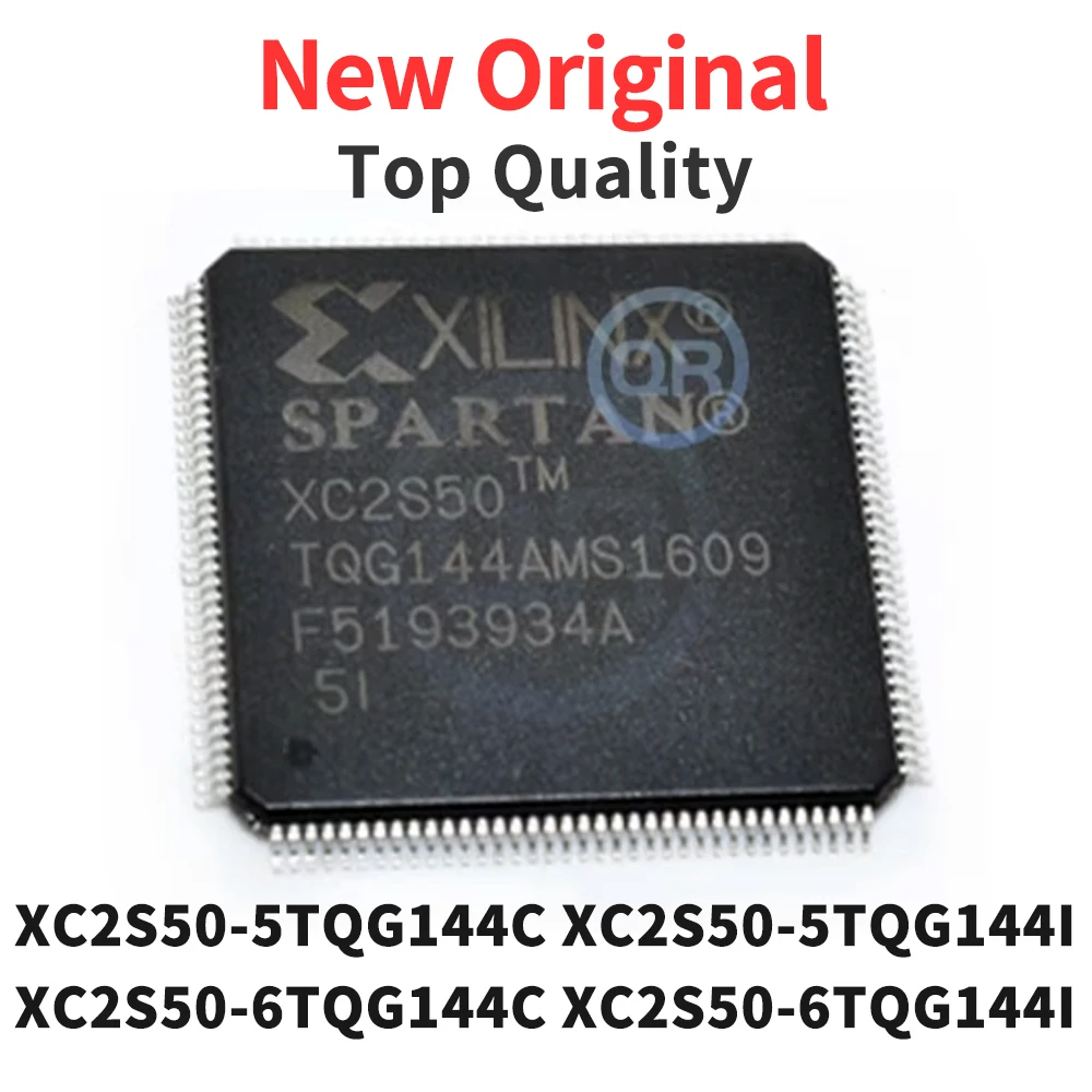 

(1 Piece) XC2S50-5TQG144C XC2S50-5TQG144I XC2S50-6TQG144C XC2S50-6TQG144I XC2S50 TQG144 QFP144 Progammable Chip Original
