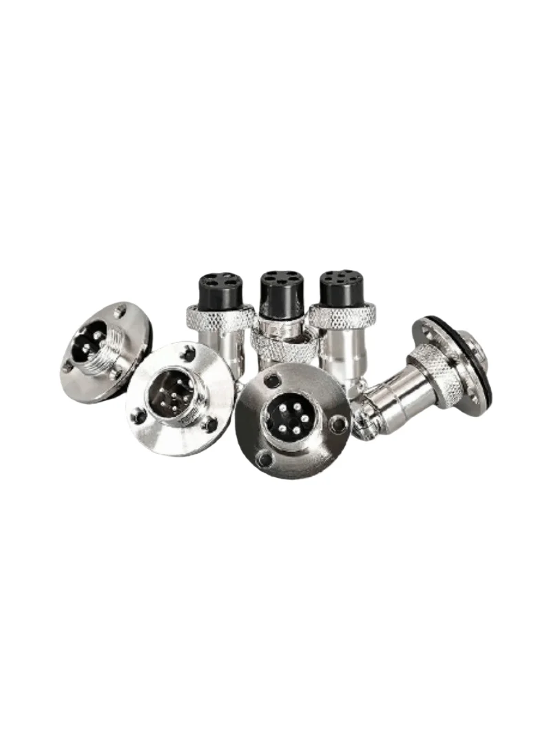 GX Male Flange GX16 Aviation Plug Fixed Type M16 Male Flange Panel Mounting 2-10 Cores